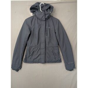 Abercrombie All-Season Weather‎ Warrior Jacket Hooded Gray XS 6098